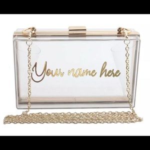 Custom Clear Box Bag! Stadium Bag!